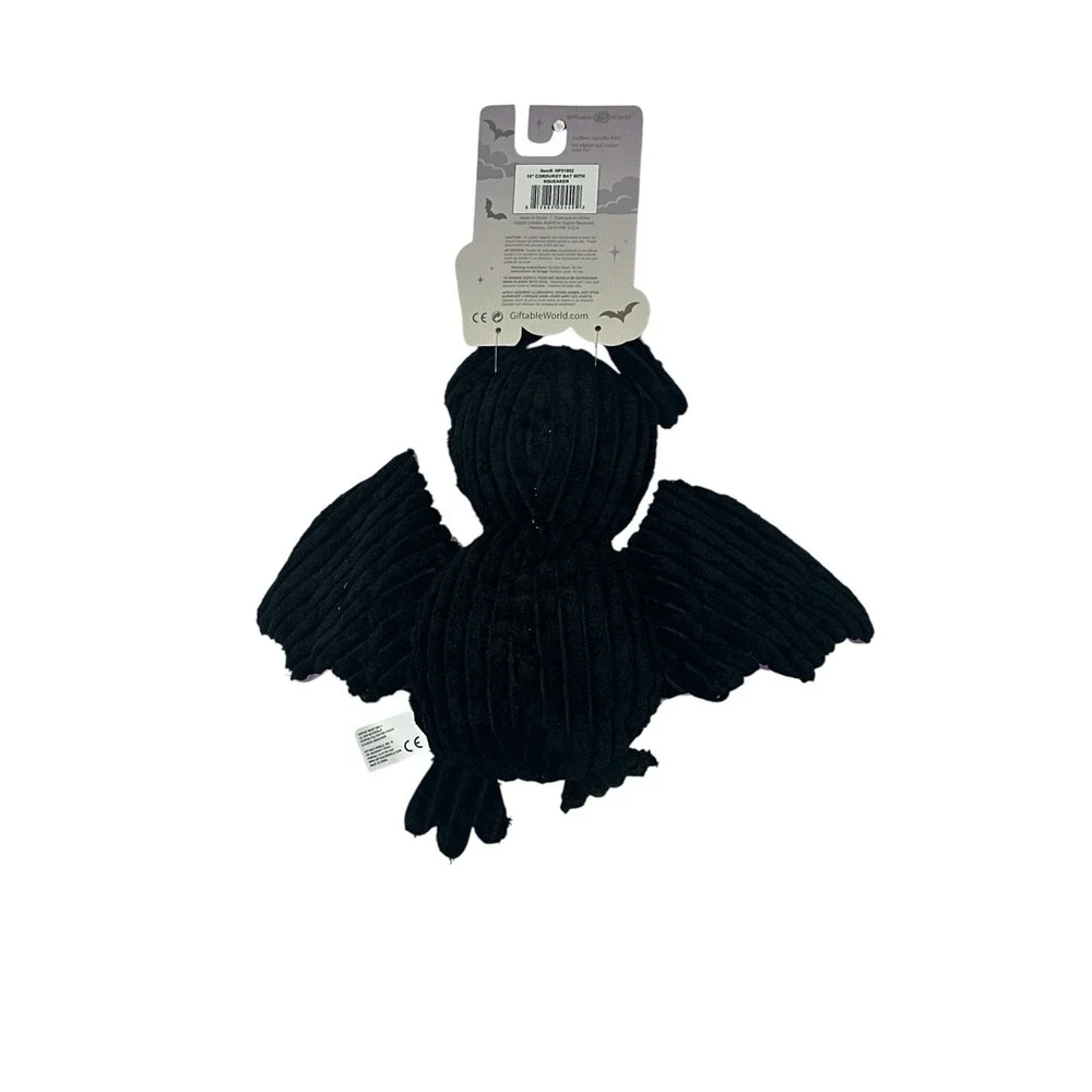 New Giftable World Halloween Dog Toy Bat Squeaker‎ Push Outdoor Gift